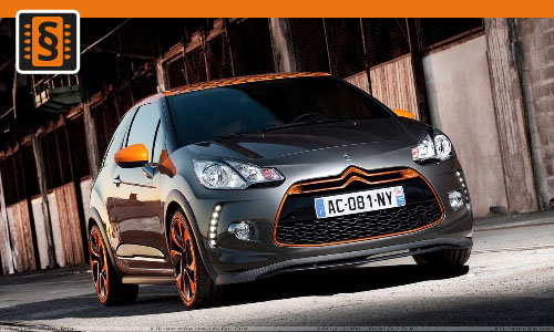 Chiptuning Citroen DS3 1.6 THP 115kw (156hp)