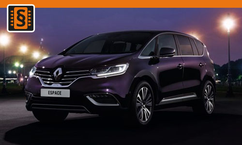 Chiptuning Renault Espace 1.6 dCi 96kw (130hp)