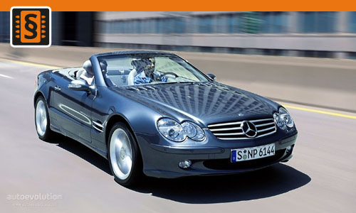 Chiptuning Mercedes-Benz SL-Class 350 V6 200kw (272hp)