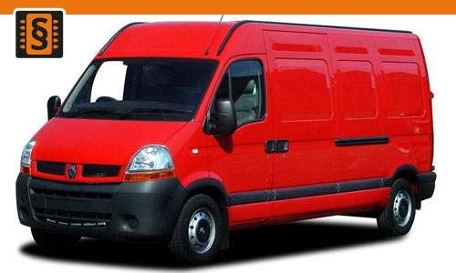 Chiptuning Renault Master 2.5 dCi 88kw (120hp)