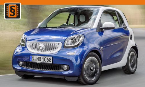 Chiptuning Smart ForFour 0.9T  66kw (90hp)